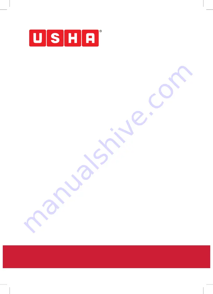 usha FH 3212 PTC Instruction Manual Download Page 1