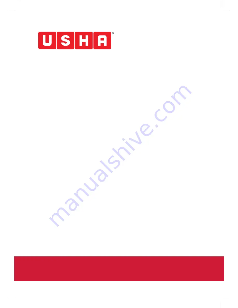 usha PH 3420 White Скачать руководство пользователя страница 1