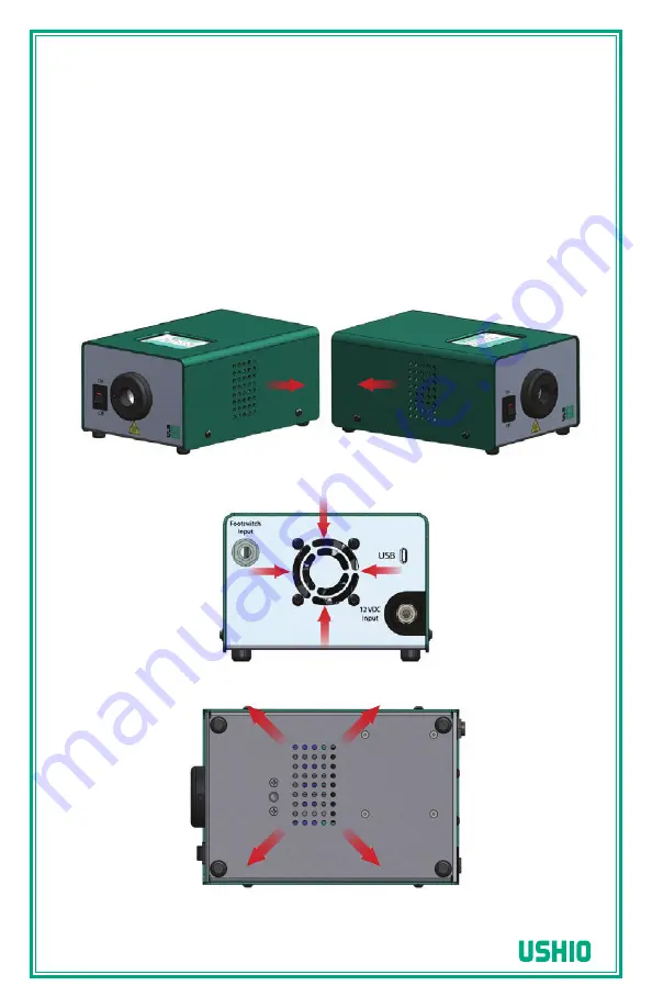 Ushio MIDORI ULB-50sc Operating Manual Download Page 6