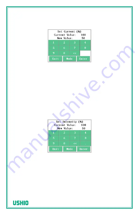 Ushio MIDORI ULB-50sc Operating Manual Download Page 13