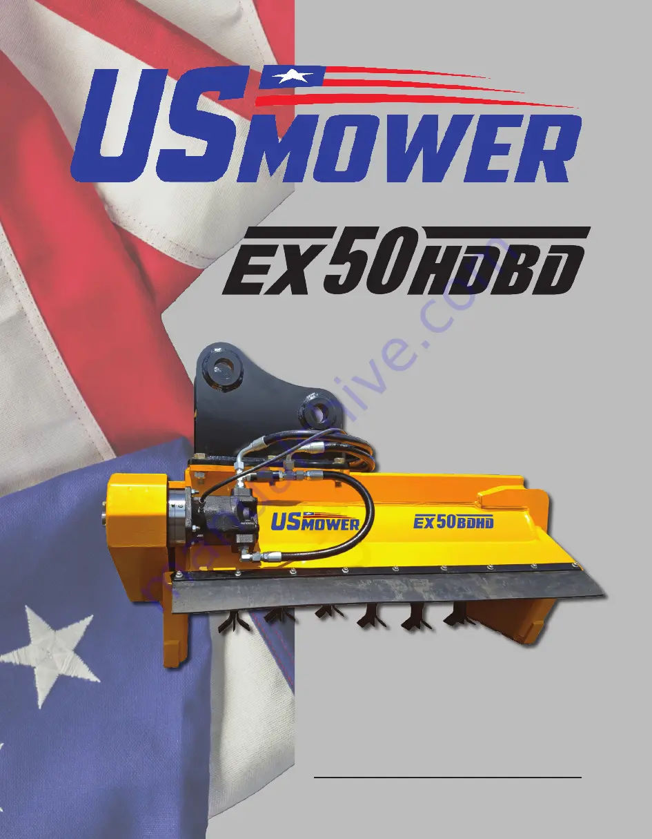 USMOWER EX50HDBD Operator'S Manual Download Page 1