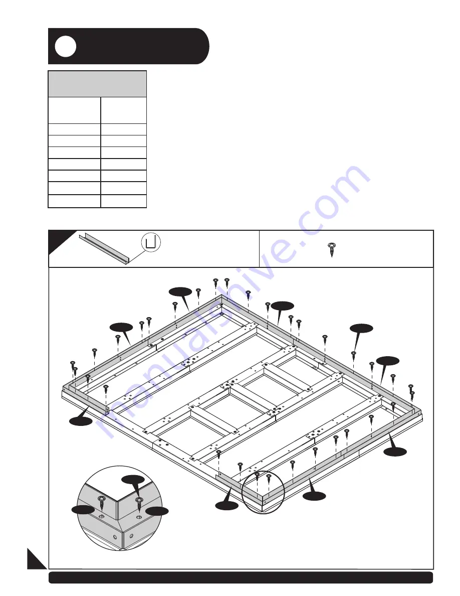 USP DURAMAX 10 Ft x 8 Ft WoodBridge-V2 F&W Owner'S Manual Download Page 15