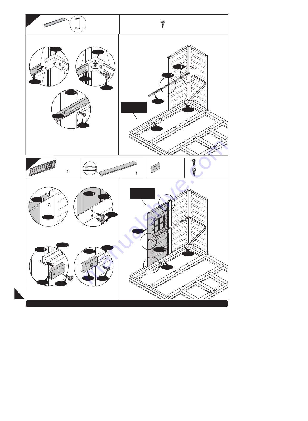 USP DURAMAX 10 Ft x 8 Ft WoodBridge-V2 F&W Owner'S Manual Download Page 20