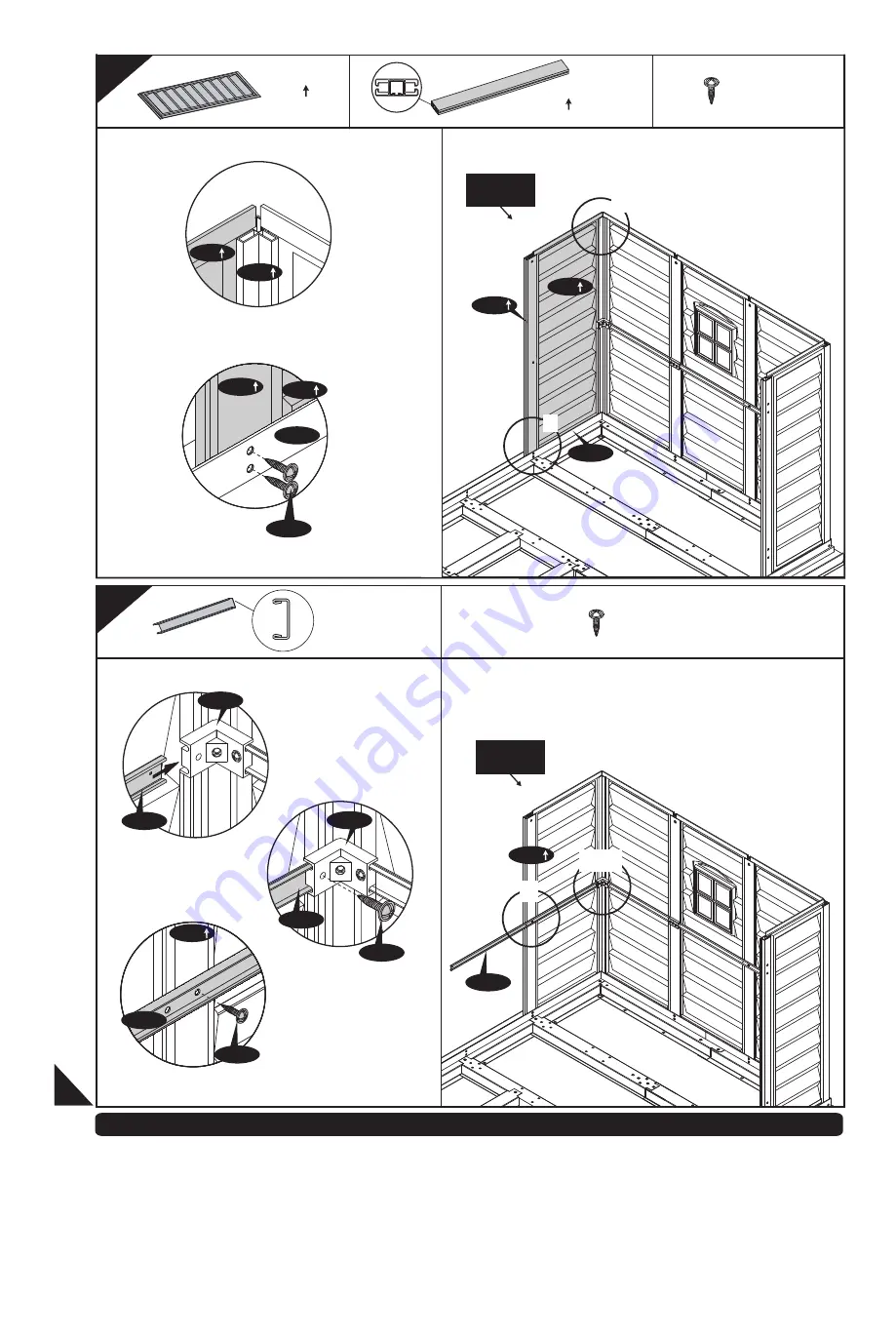 USP DURAMAX 10 Ft x 8 Ft WoodBridge-V2 F&W Owner'S Manual Download Page 22