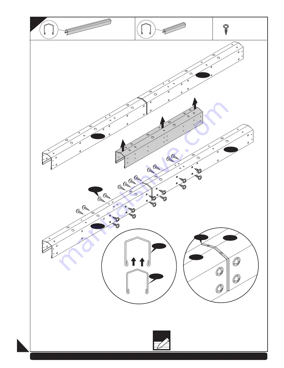 USP DURAMAX 10 Ft x 8 Ft WoodBridge-V2 F&W Owner'S Manual Download Page 38