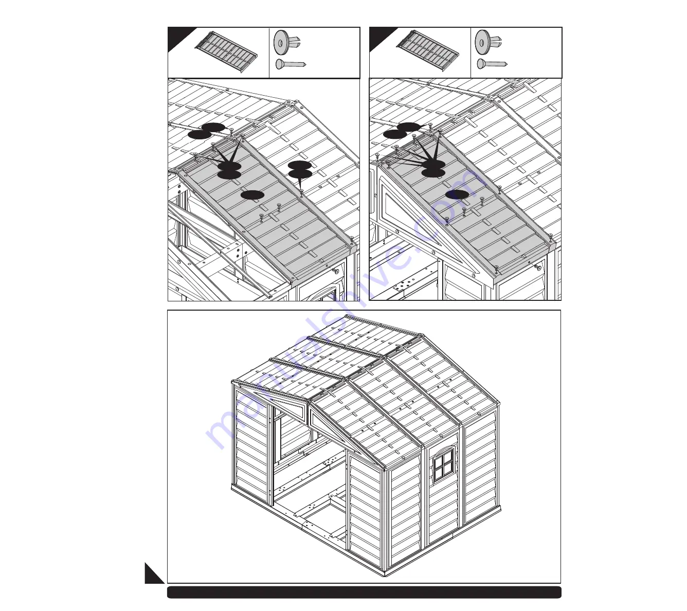 USP DURAMAX 10 Ft x 8 Ft WoodBridge-V2 F&W Owner'S Manual Download Page 48