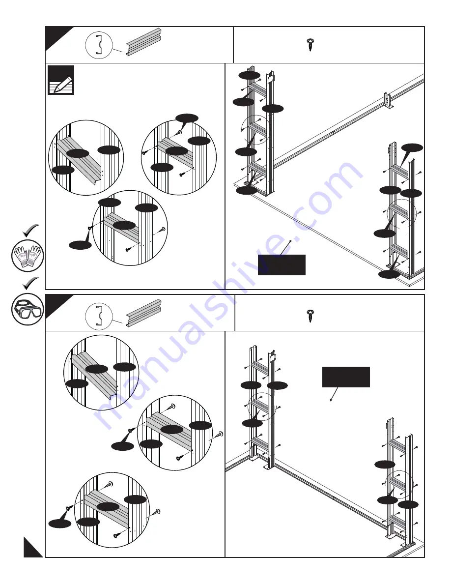 USP DURAMAX 12 Ft x 26 Ft Metal Garage Owner'S Manual Download Page 22