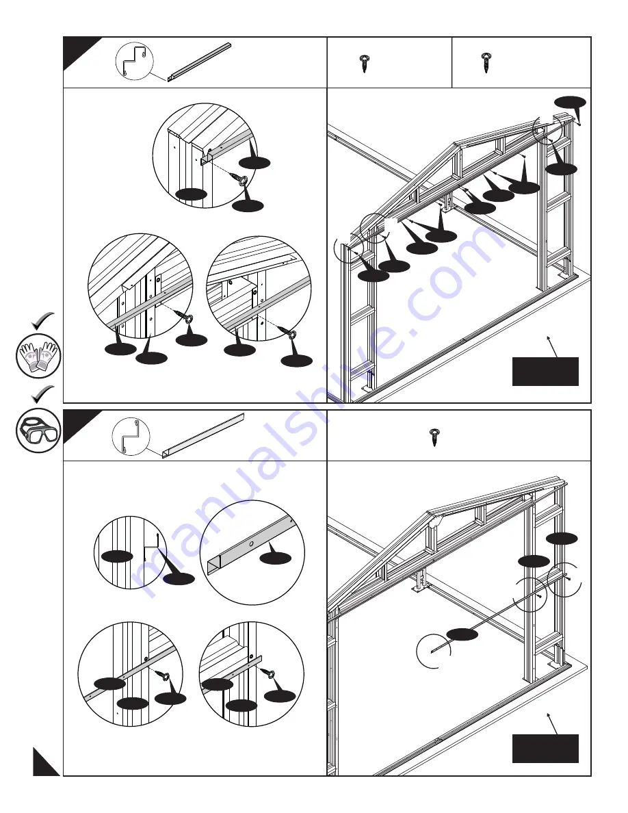 USP DURAMAX 12 Ft x 26 Ft Metal Garage Owner'S Manual Download Page 29