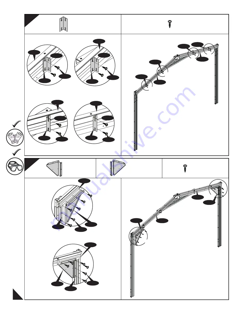 USP DURAMAX 12 Ft x 26 Ft Metal Garage Owner'S Manual Download Page 39