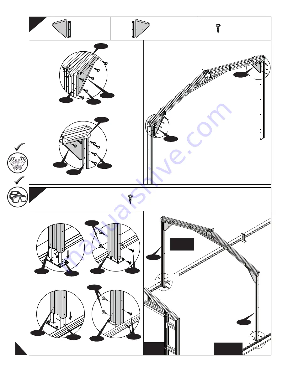 USP DURAMAX 12 Ft x 26 Ft Metal Garage Owner'S Manual Download Page 42