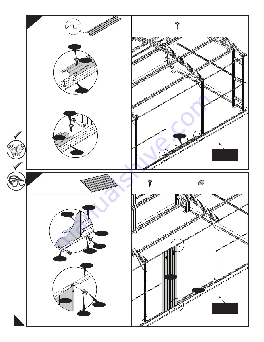 USP DURAMAX 12 Ft x 26 Ft Metal Garage Owner'S Manual Download Page 59