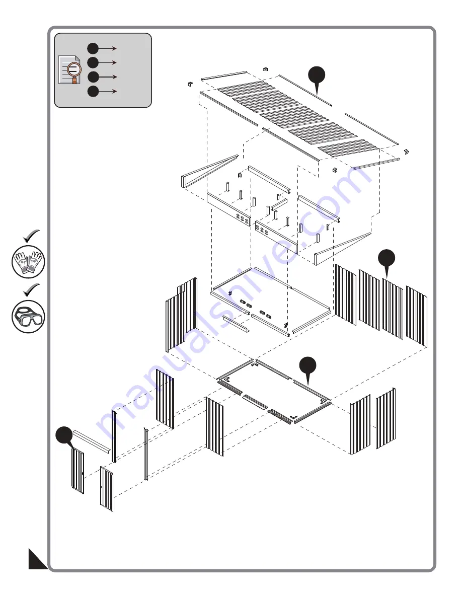 USP Duramax 8 Ft Pent Roof Owner'S Manual Download Page 10