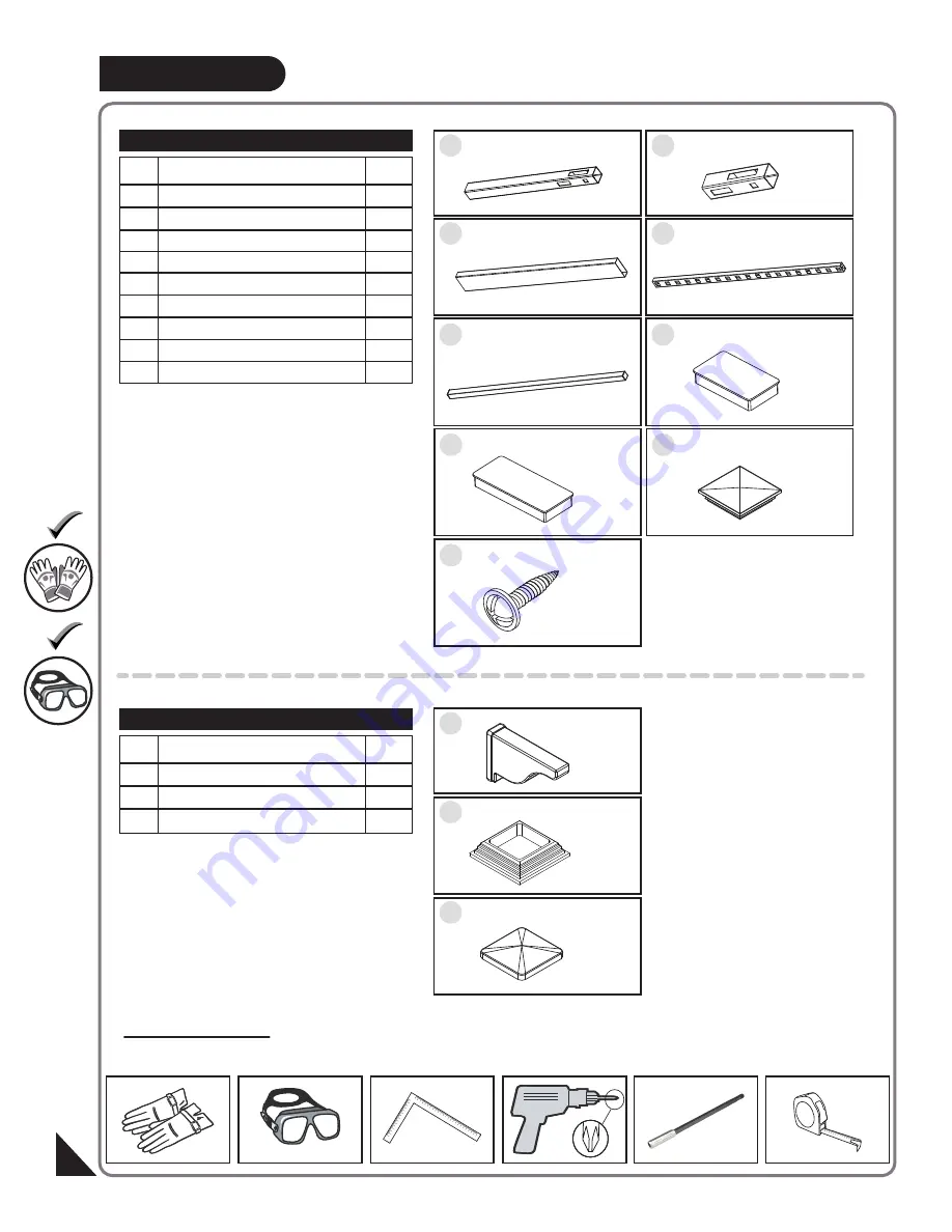 USP DuraMax Vinyl Patio Cover Owner'S Manual/ Instructions For Assembly Download Page 2