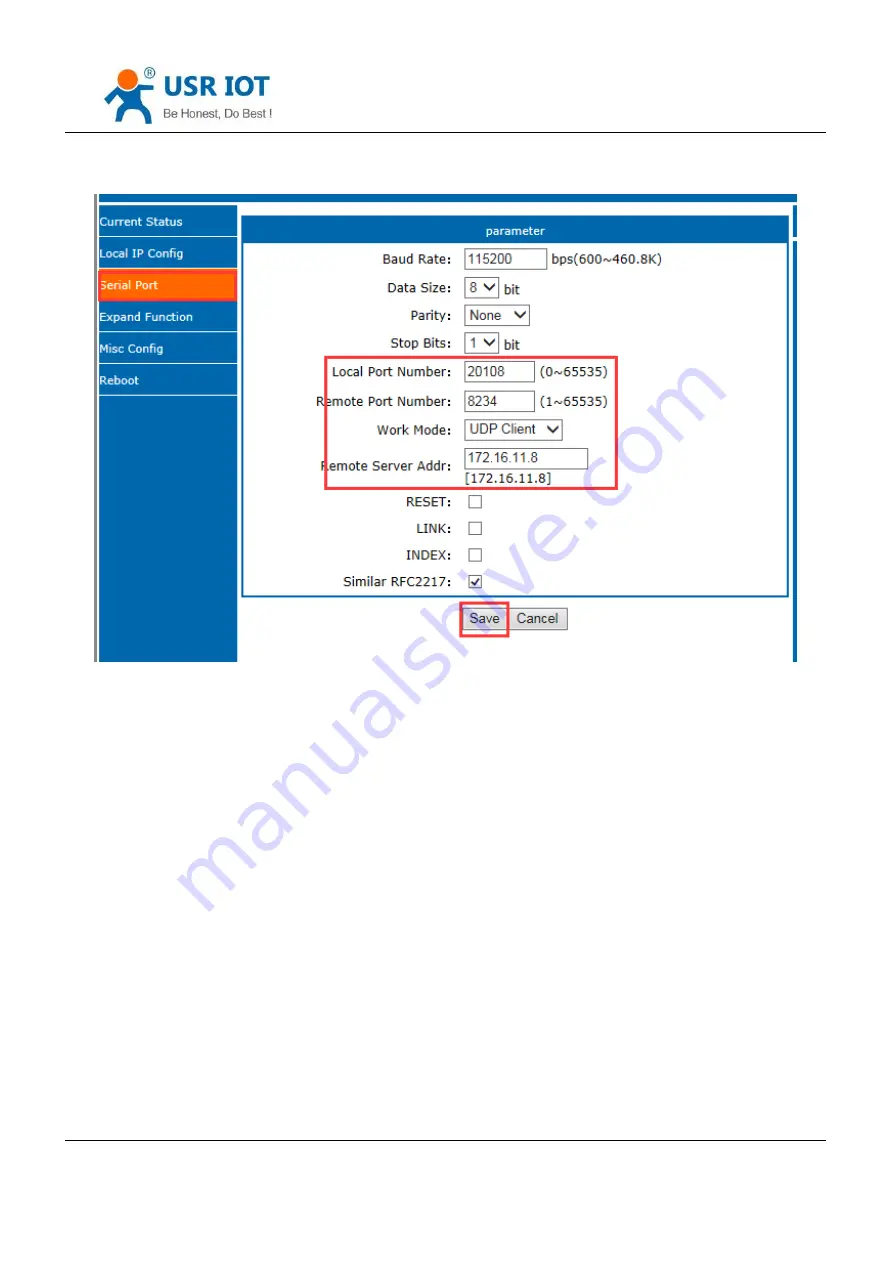 USR IOT USR-K6 User Manual Download Page 32