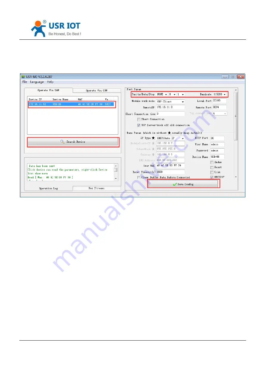 USR IOT USR-K6 User Manual Download Page 38