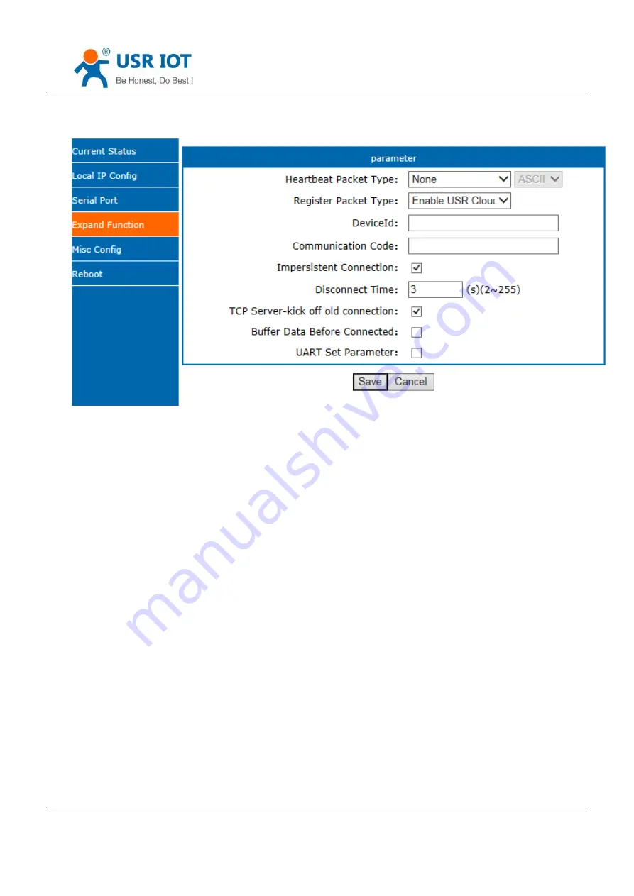 USR IOT USR-K6 User Manual Download Page 55