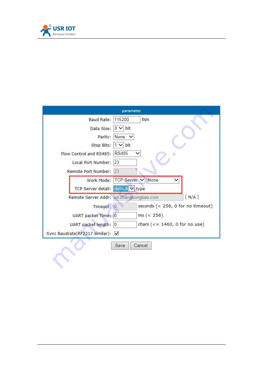 USR IOT USR-K7 User Manual Download Page 16