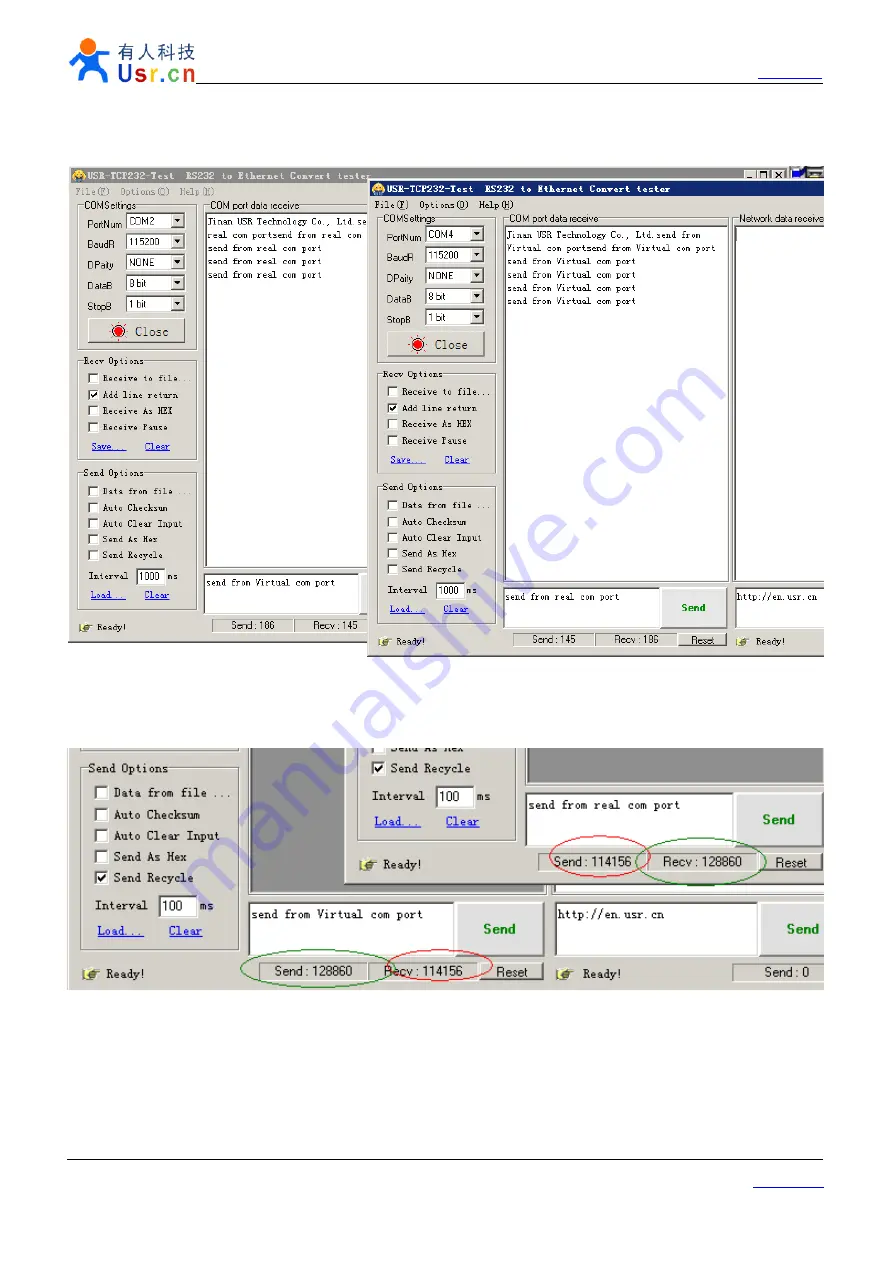 Usr USR-TCP232-T Скачать руководство пользователя страница 20