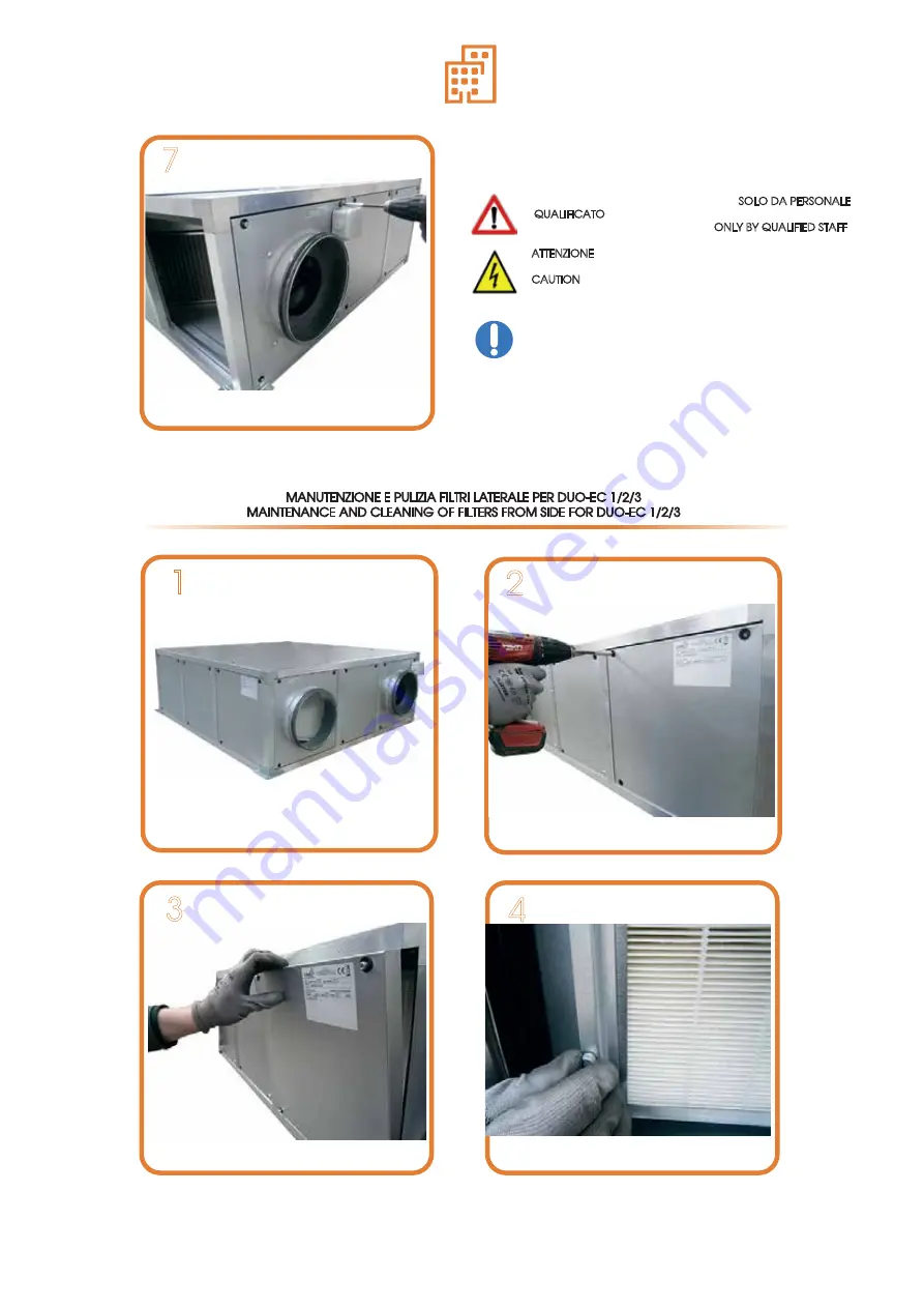 UTEK DUO-EC 1 Installation, Use And Maintenance Manual Download Page 16