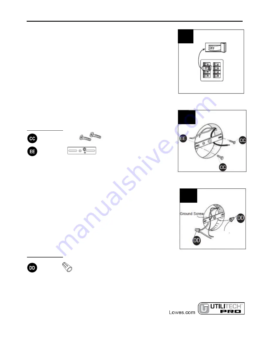 Utilitech 006220B User Manual Download Page 4