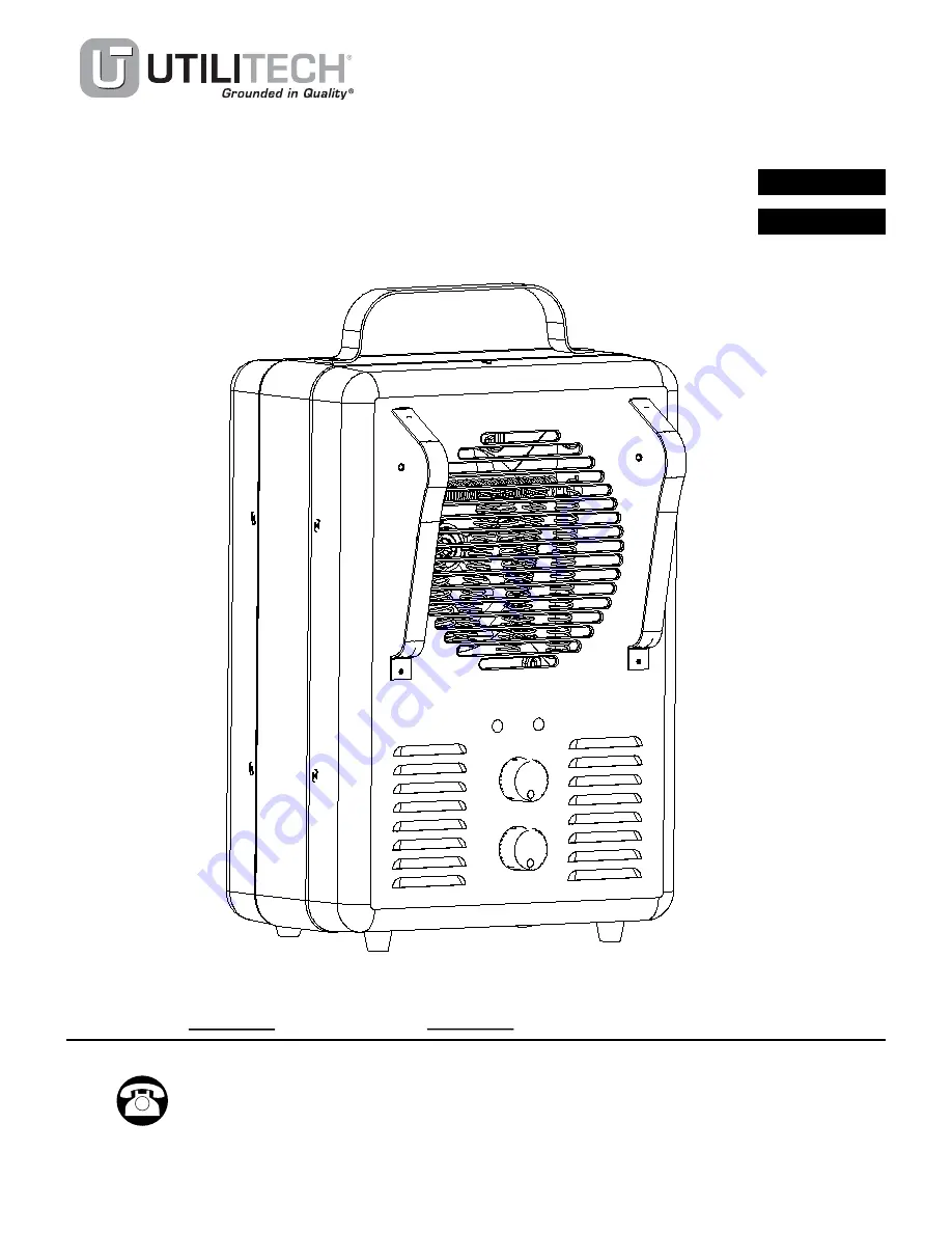 Utilitech 0167507 Скачать руководство пользователя страница 1