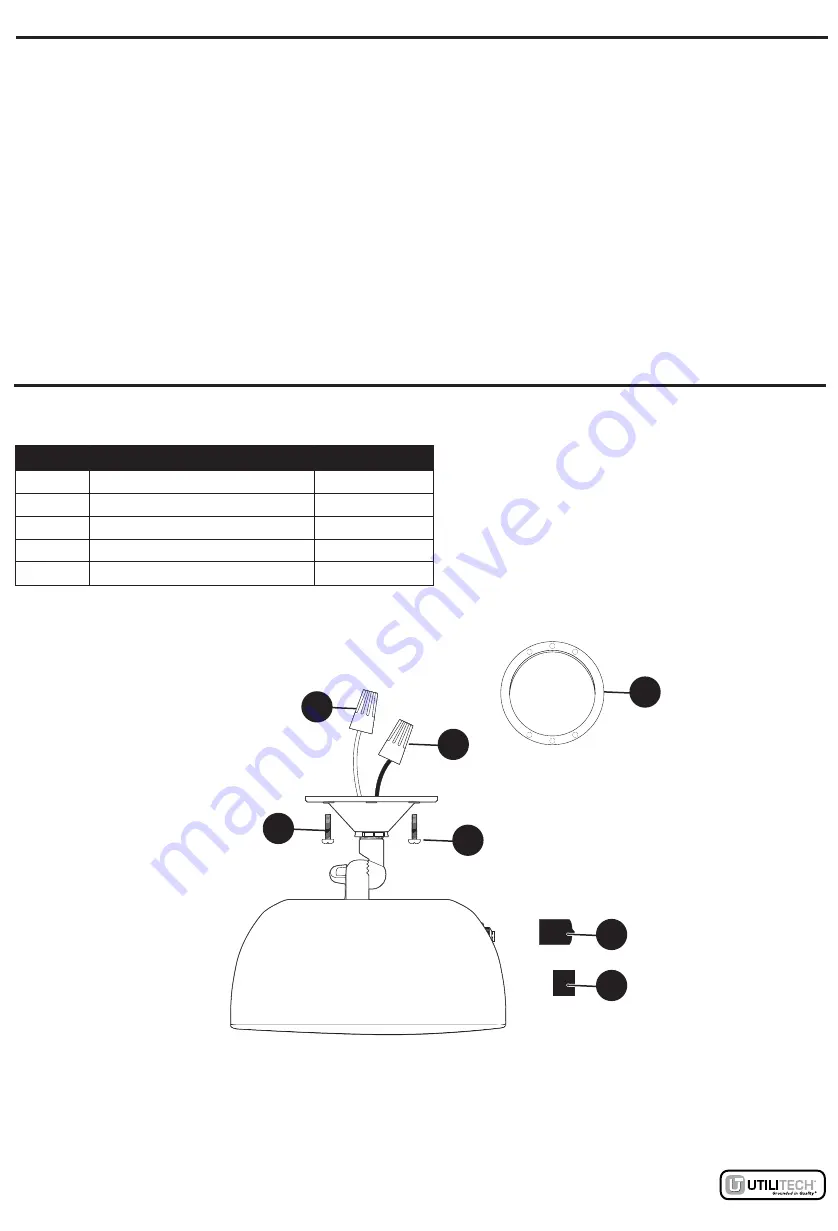 Utilitech 0208815 Скачать руководство пользователя страница 6