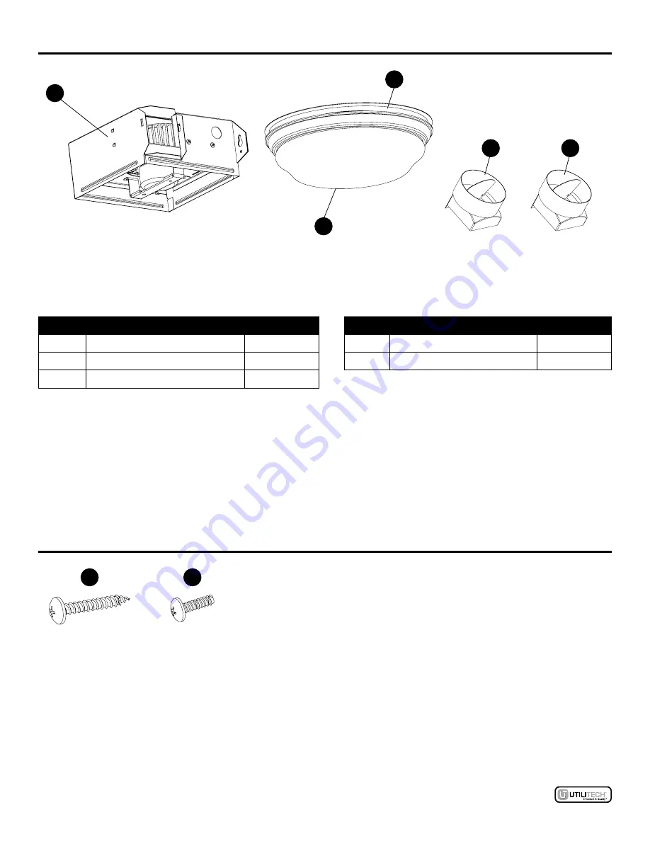 Utilitech 7105-03-L Скачать руководство пользователя страница 3