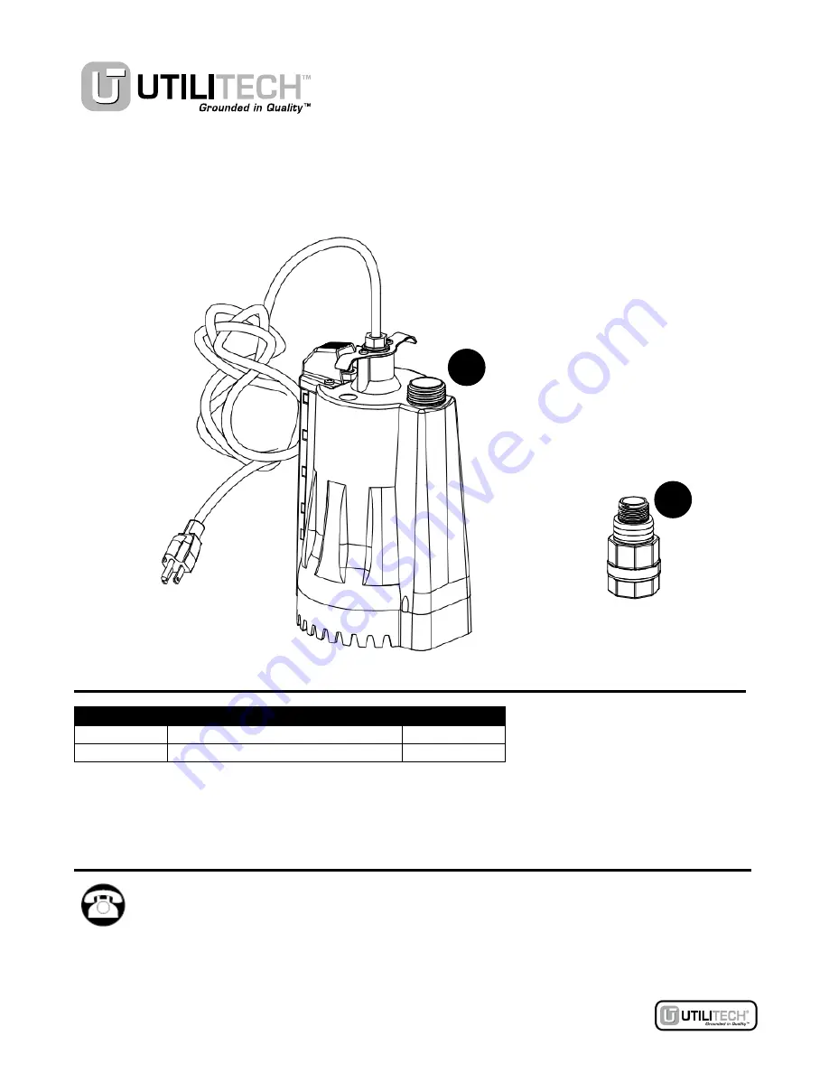 Utilitech PPSU33 User Manual Download Page 9