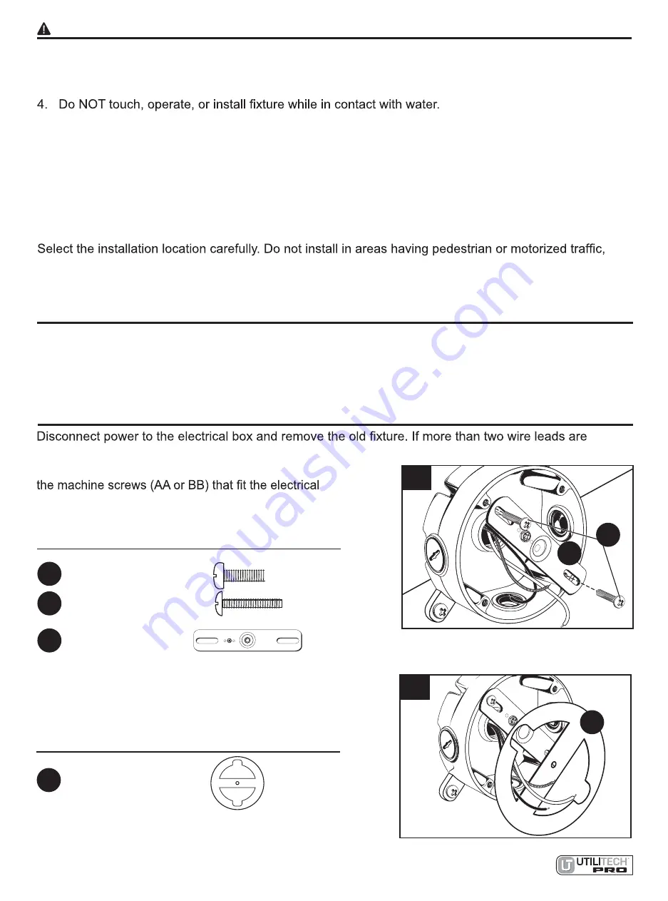 Utilitech SE1048-BP2-02LF0-U Скачать руководство пользователя страница 3