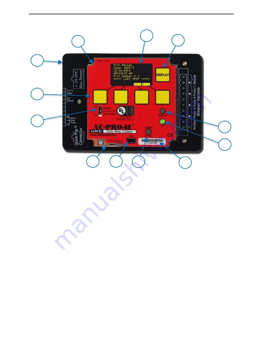 Utility Relay Company AC-PRO-II Скачать руководство пользователя страница 7