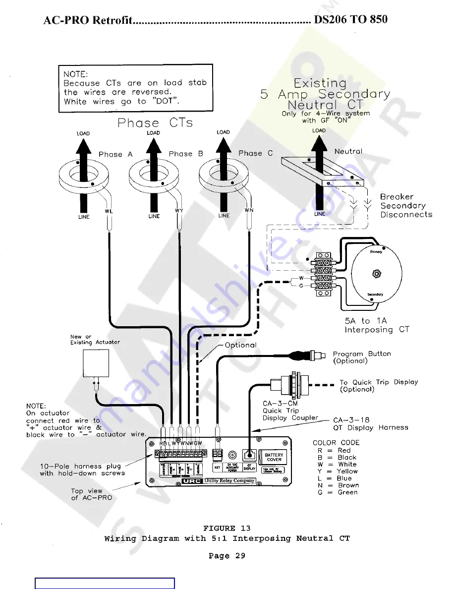 Utility Relay AC-PRO Retrofit Kit Instructions Manual Download Page 35