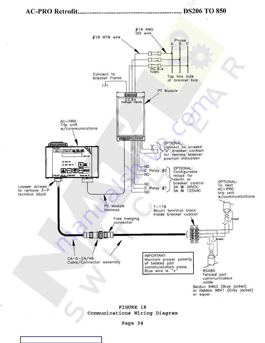 Utility Relay AC-PRO Retrofit Kit Скачать руководство пользователя страница 40