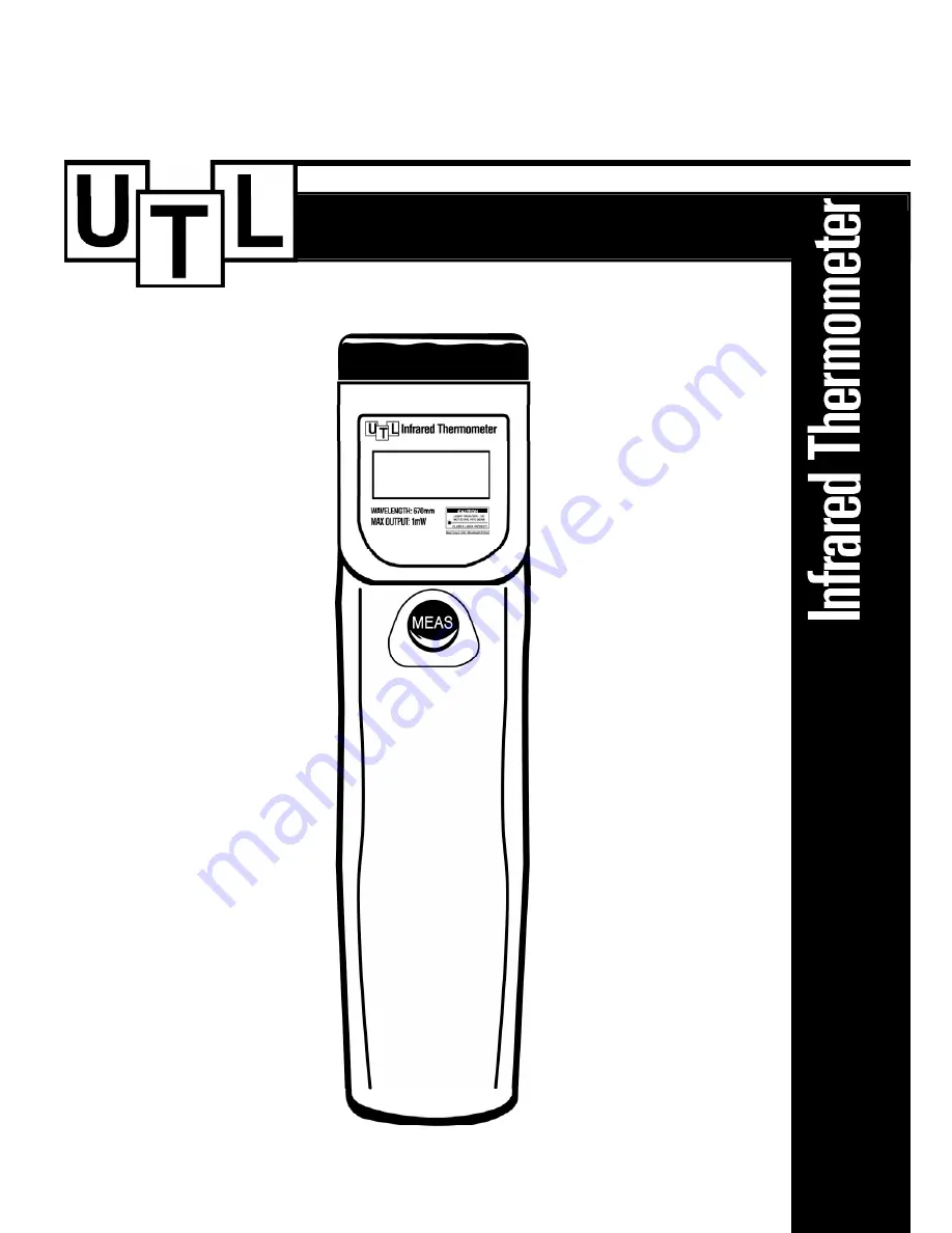 UTL UTLIT1 Instruction Manual Download Page 1