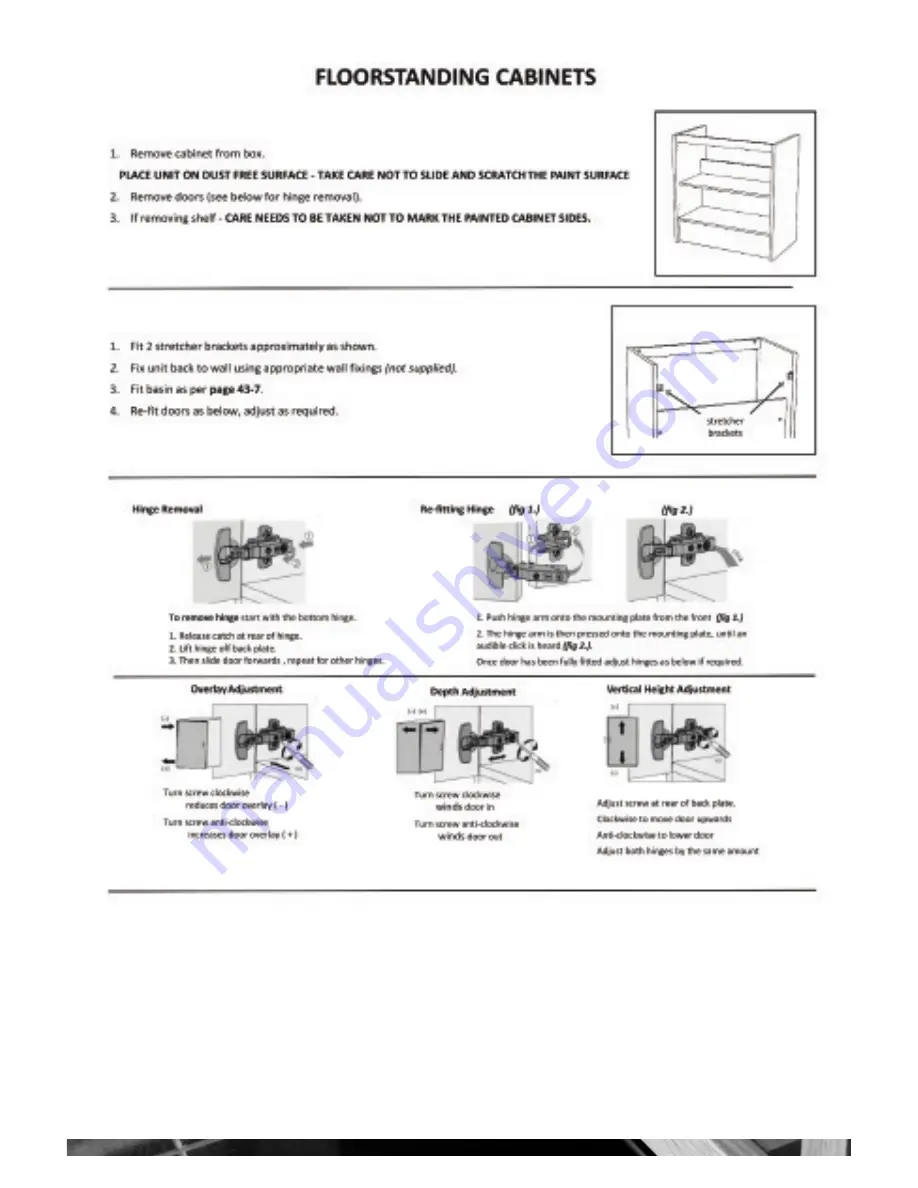 Utopia Downton series Installation Instructions Manual Download Page 48