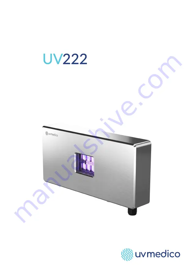 UV MEDICO UV222 Technical And Installation Manual Download Page 1