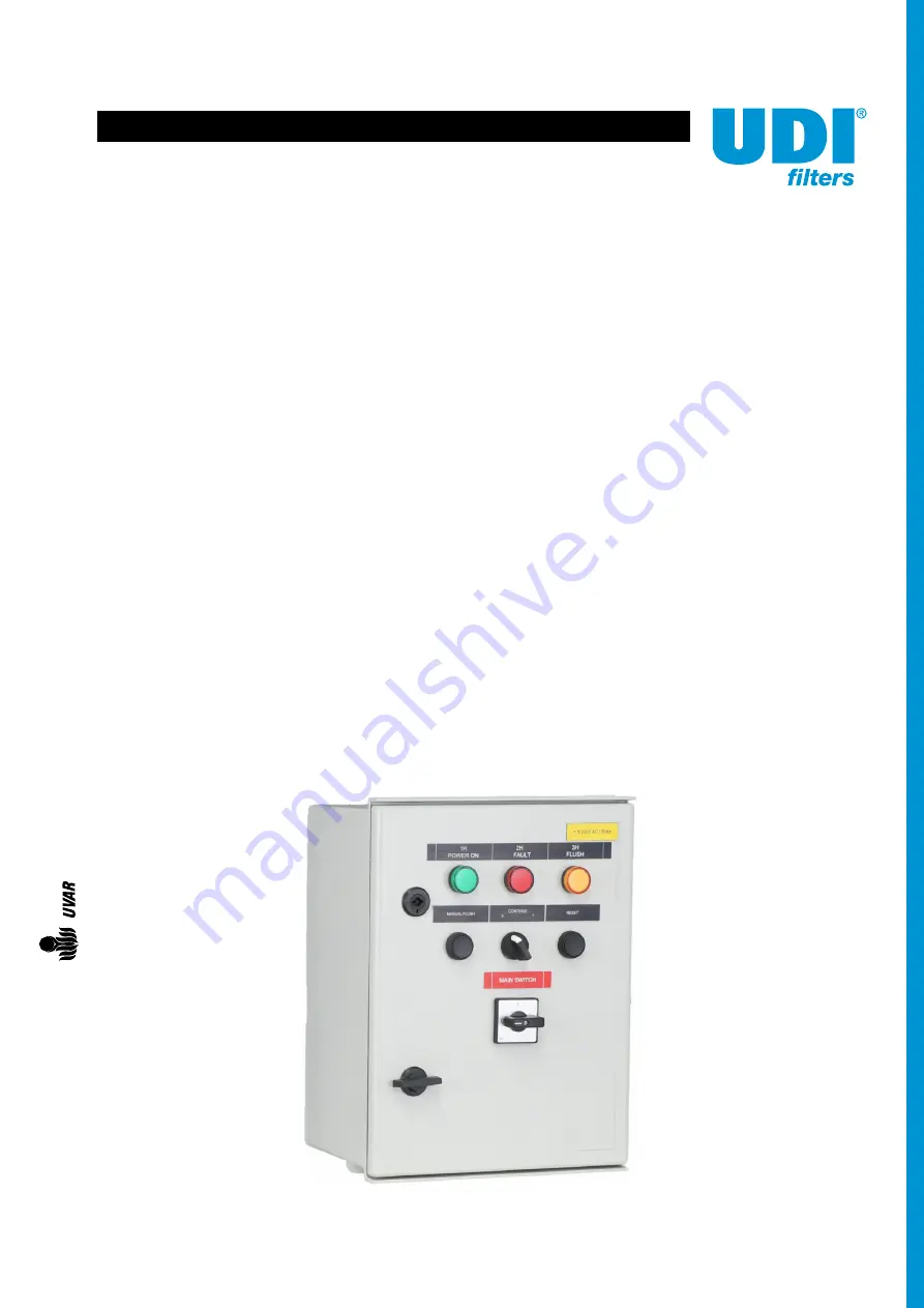 Uvar UDI 6Matic 706M002 Maintenance Manual Download Page 13