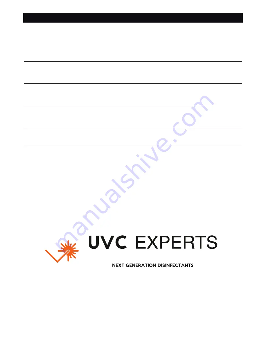 UVC SOLAR STORM 800 User Manual Download Page 11