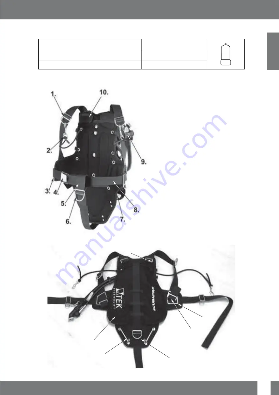 Uwatec X-Tek SIDEMOUNT Скачать руководство пользователя страница 65