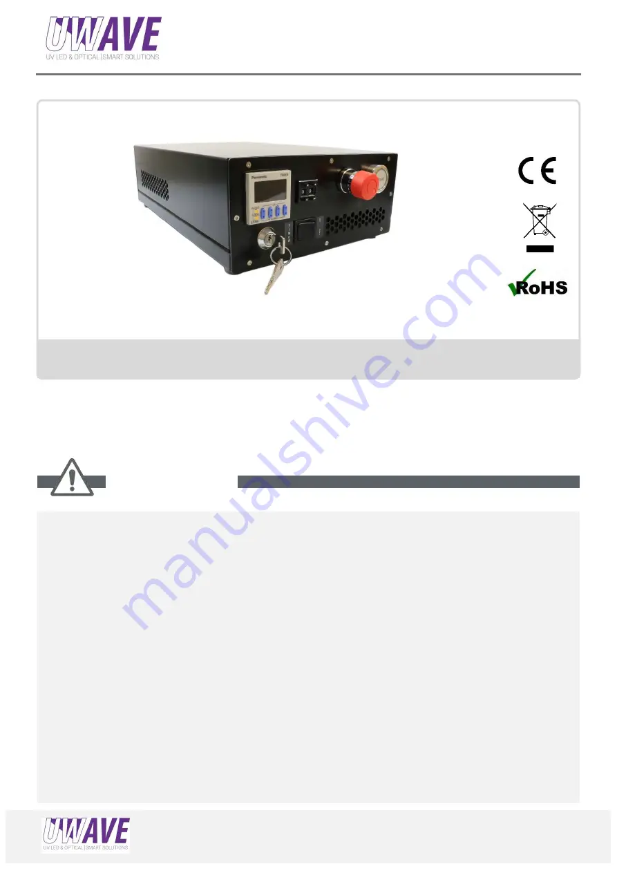 UWAVE UPOWER-1500-48 Manual Download Page 1