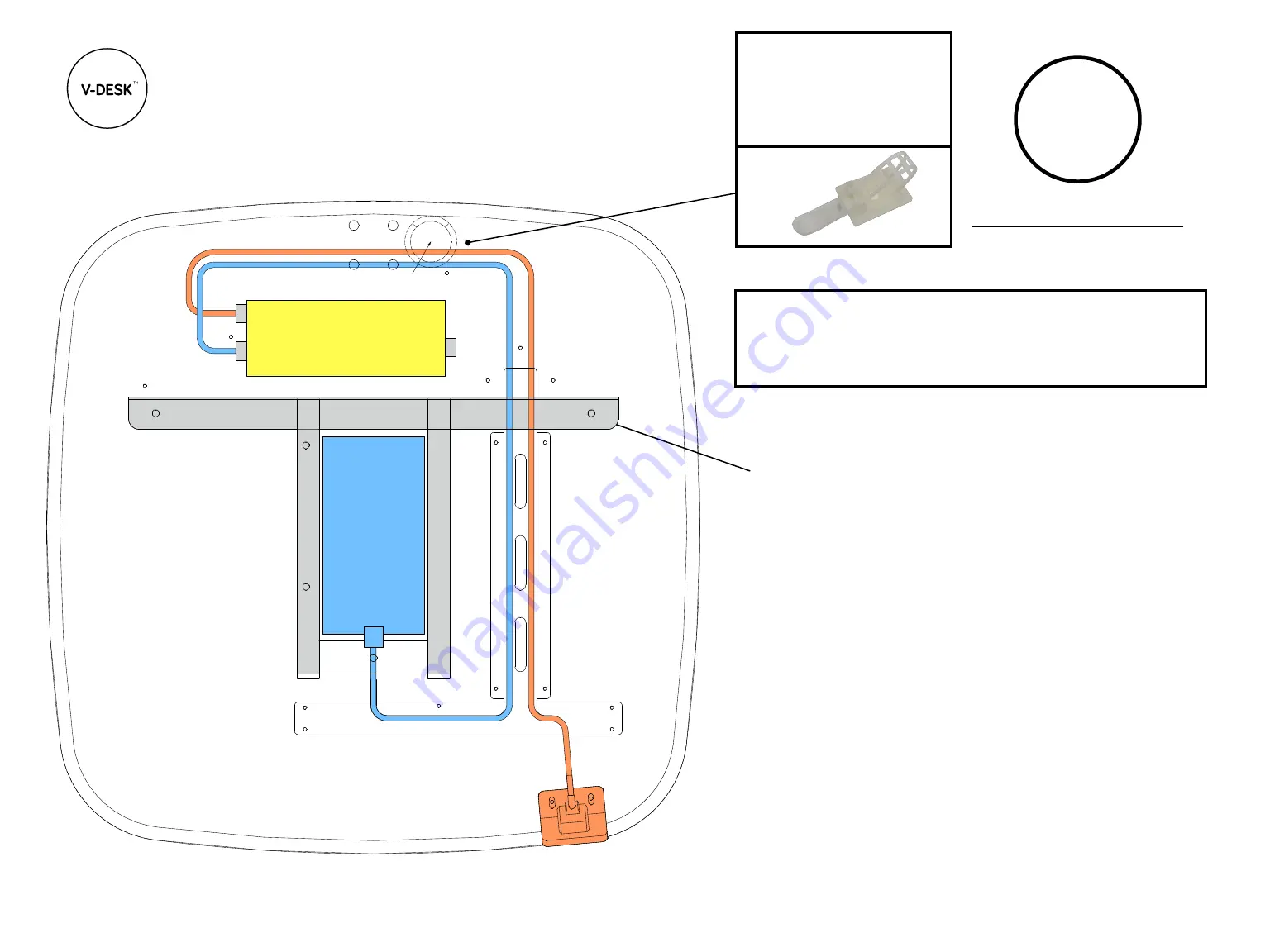 V-DESK POP 600 Assembly Instructions Manual Download Page 6