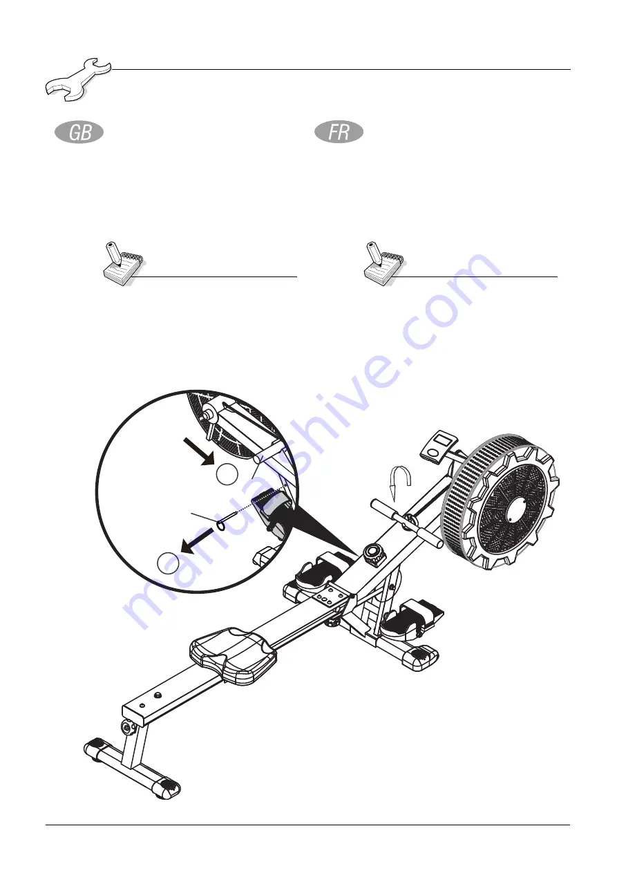 V-fit ARTEMIS III DELUXE AIR ROWER Скачать руководство пользователя страница 20