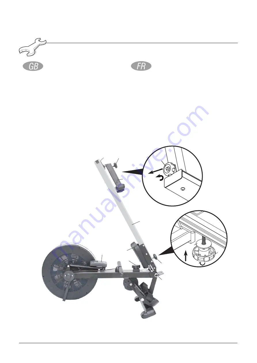 V-fit ARTEMIS III DELUXE AIR ROWER Скачать руководство пользователя страница 22