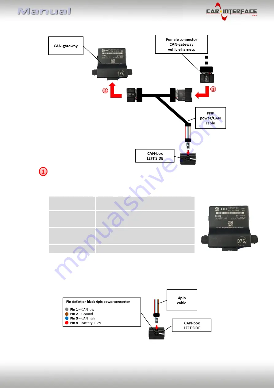 v.link CI-VL2-MMI3G-GW Скачать руководство пользователя страница 11