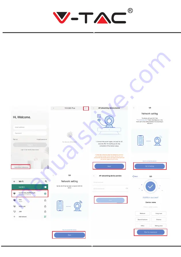 V-TAC 8986 Installation Instruction Download Page 43