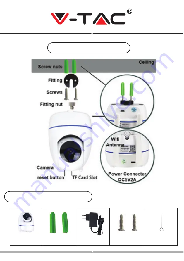 V-TAC 8986 Installation Instruction Download Page 155