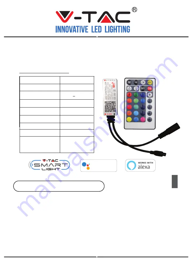 V-TAC VT-2429 Installation Instruction Download Page 1