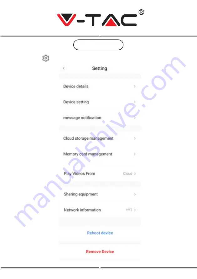 V-TAC VT-5159 Installation Instruction Download Page 128