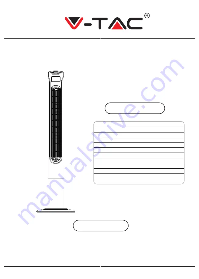 V-TAC VT-5536 Installation Instruction Download Page 1