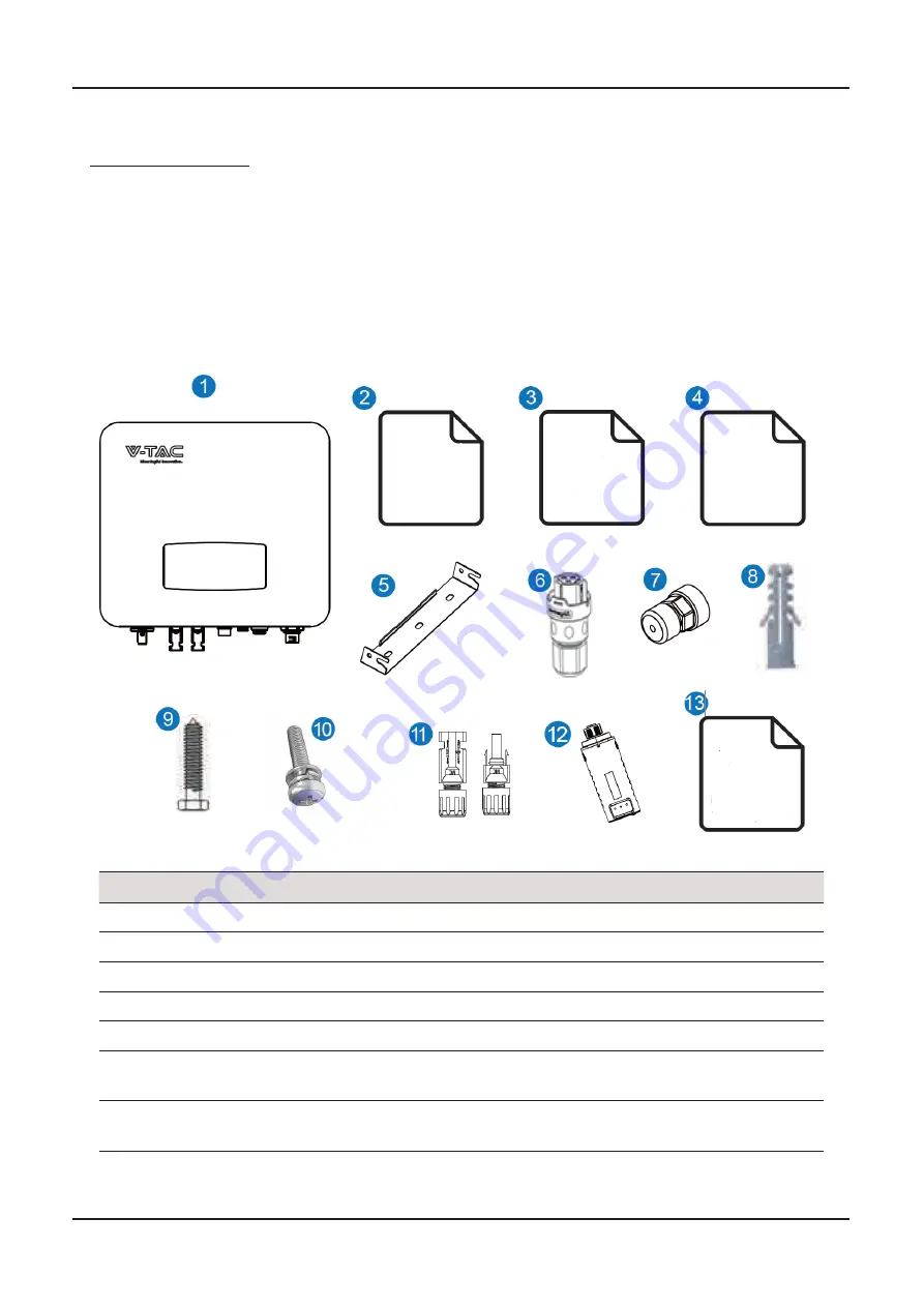 V-TAC VT-6607036 Instruction Manual Download Page 6