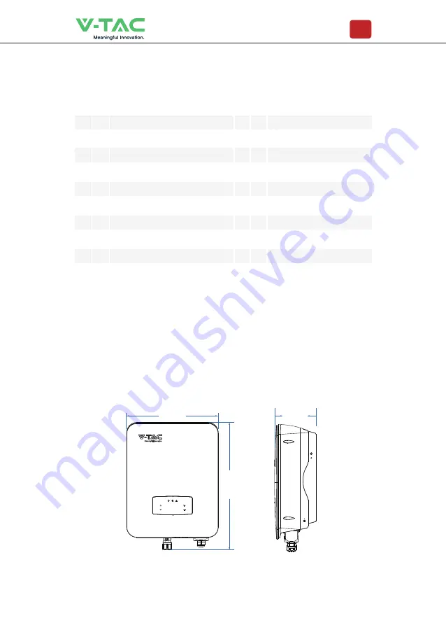 V-TAC VT-6607105 Instruction Manual Download Page 11